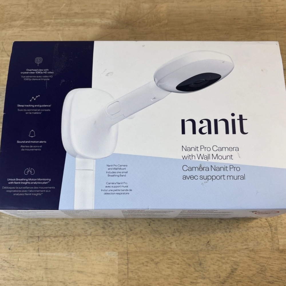 Nanit Pro Camera with Wall Mount - Brand New - Smart Baby Monitor